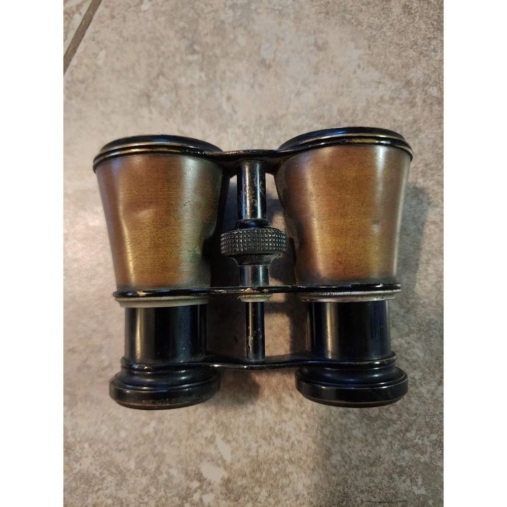 Antique Mollenkopf Stuttgart Brass Field Glasses Vintage Binoculars‎ Germany